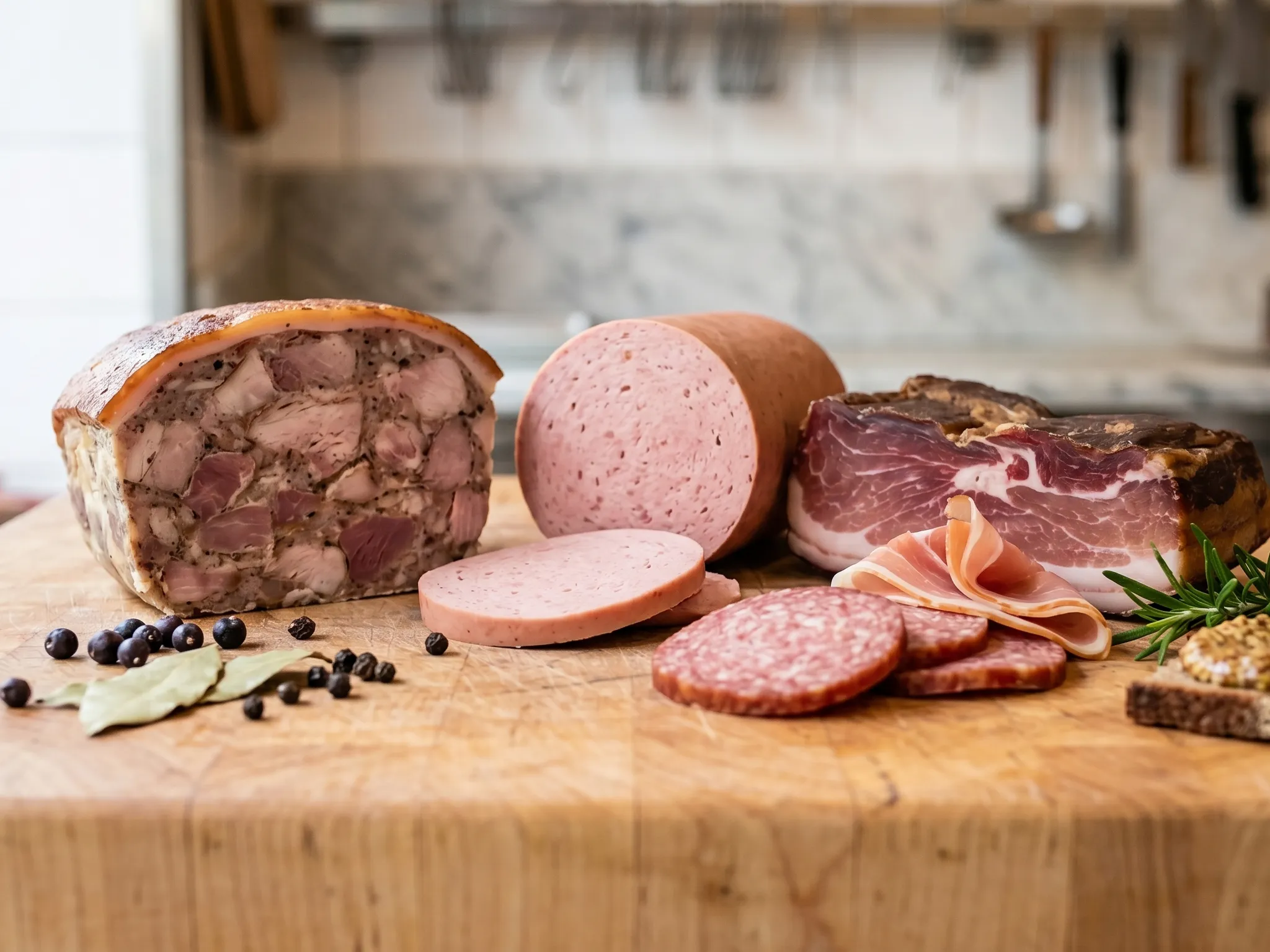 Auswahl hausgemachter Wurstwaren aus unserer Metzgerei